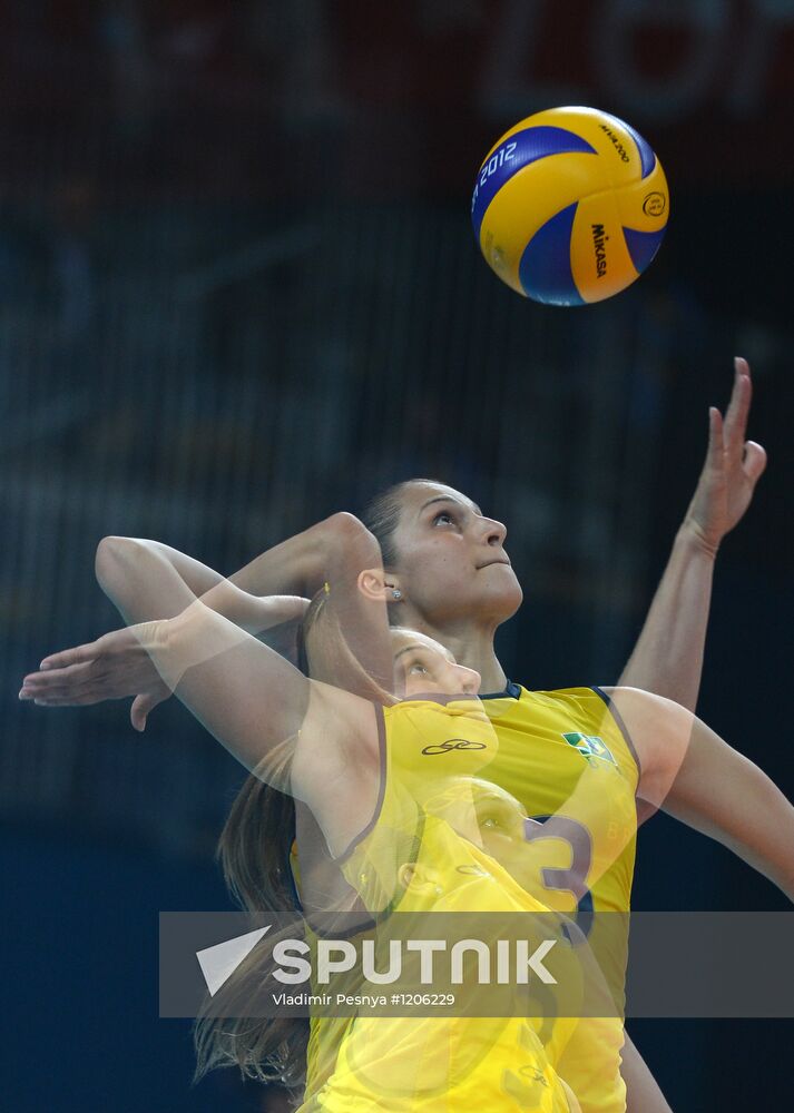 Olympics 2012 Women's Volleyball. Russia vs. Brazil