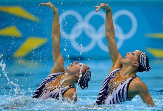 2012 Olympics. Synchronized Swimming Duet Finals
