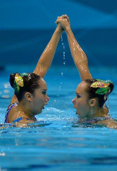 2012 Olympics. Synchronized Swimming Duet Finals