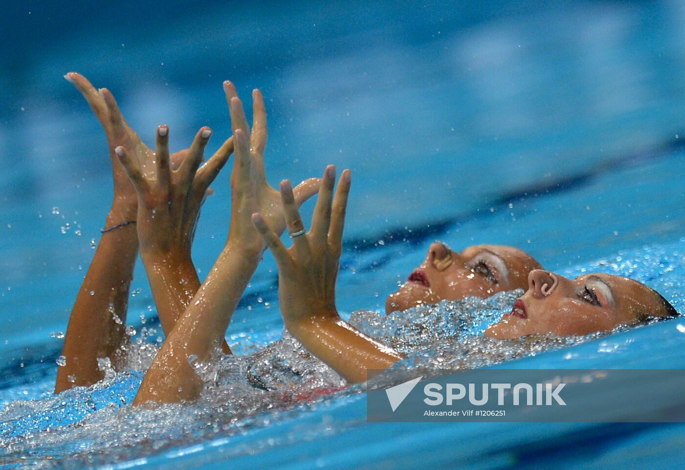 2012 Olympics. Synchronized Swimming Duet Finals