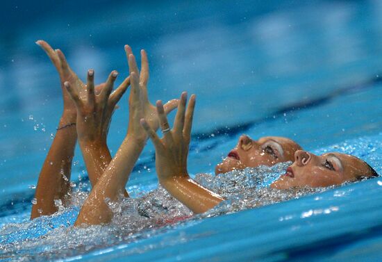 2012 Olympics. Synchronized Swimming Duet Finals