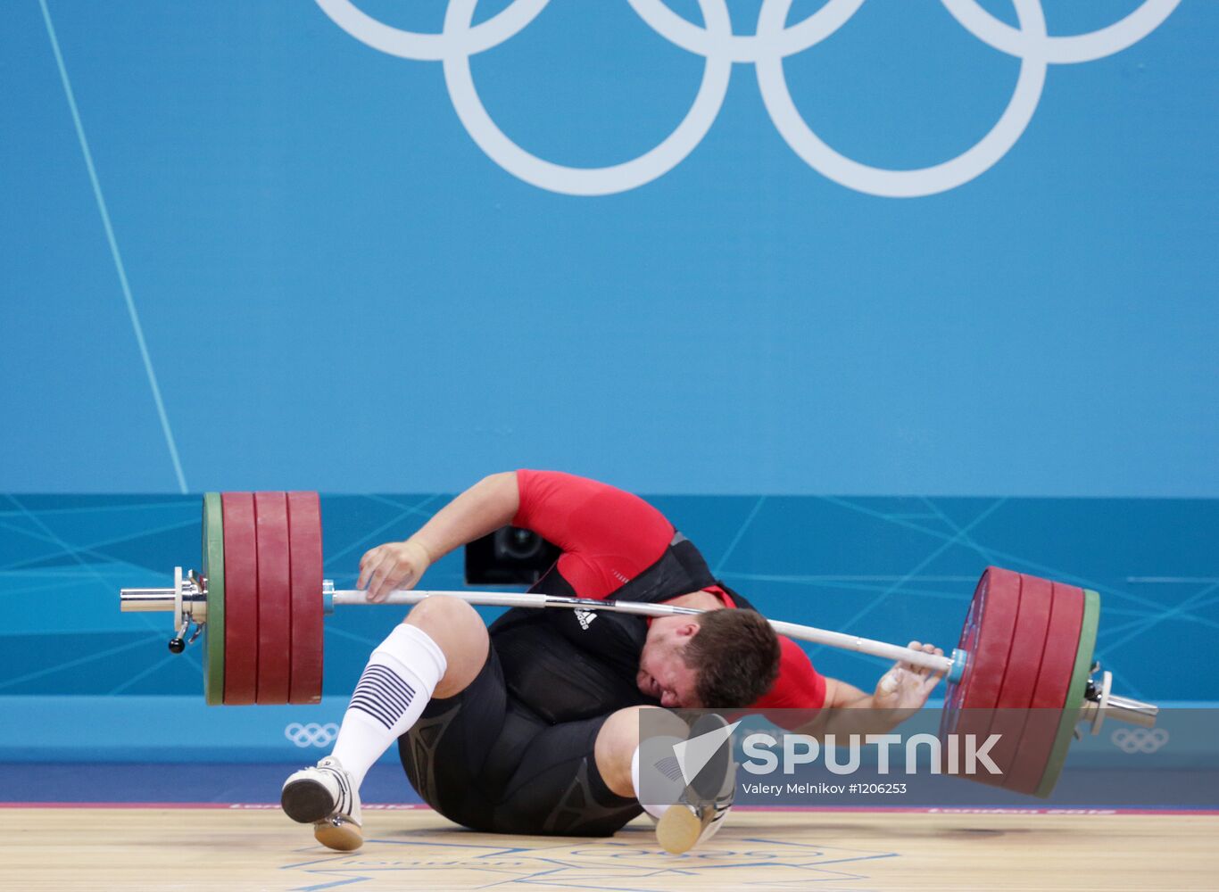 2012 Summer Olympics. Weightlifting. Men's +105kg