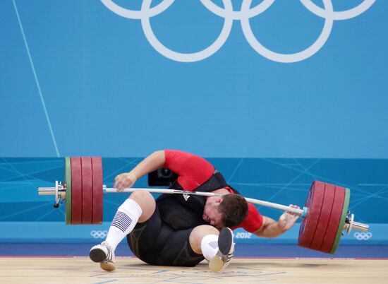 2012 Summer Olympics. Weightlifting. Men's +105kg