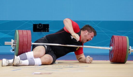 2012 Summer Olympics. Weightlifting. Men's +105kg