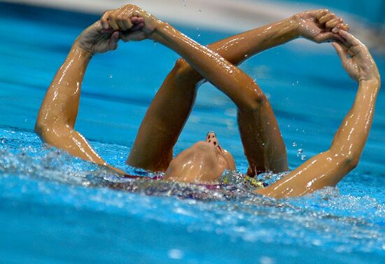 2012 Olympics. Synchronized Swimming Duet Finals
