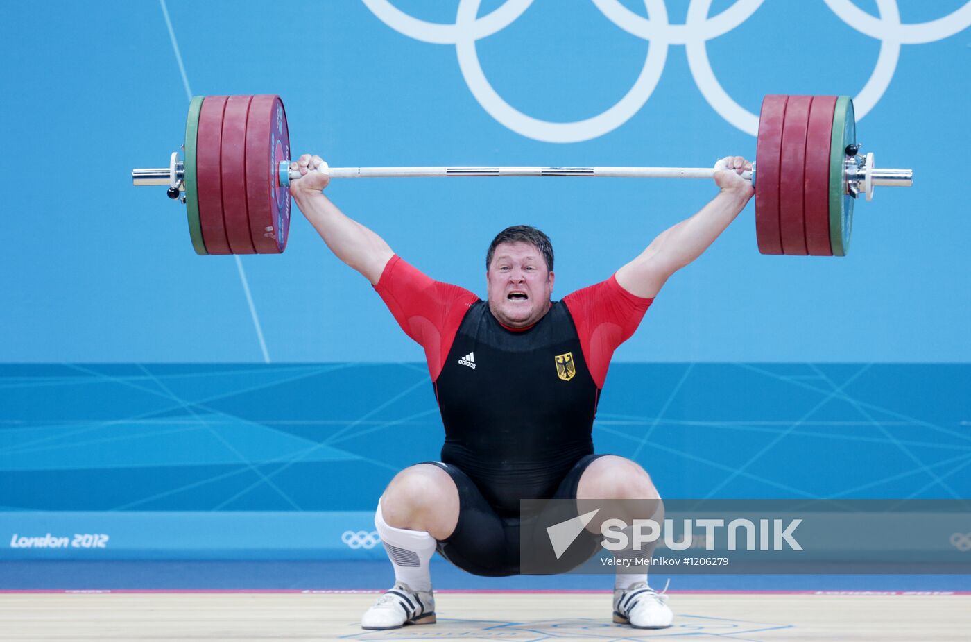 2012 Summer Olympics. Weightlifting. Men's +105kg