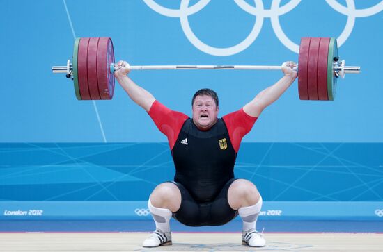 2012 Summer Olympics. Weightlifting. Men's +105kg