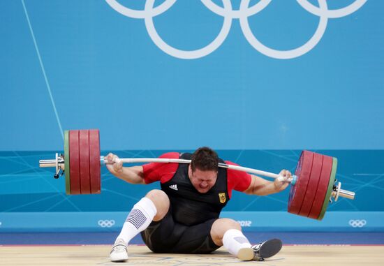 2012 Summer Olympics. Weightlifting. Men's +105kg