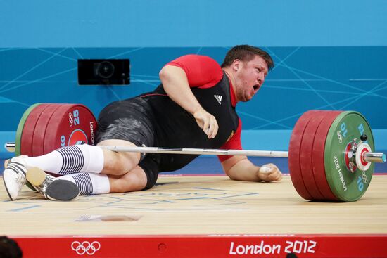 2012 Summer Olympics. Weightlifting. Men's +105kg