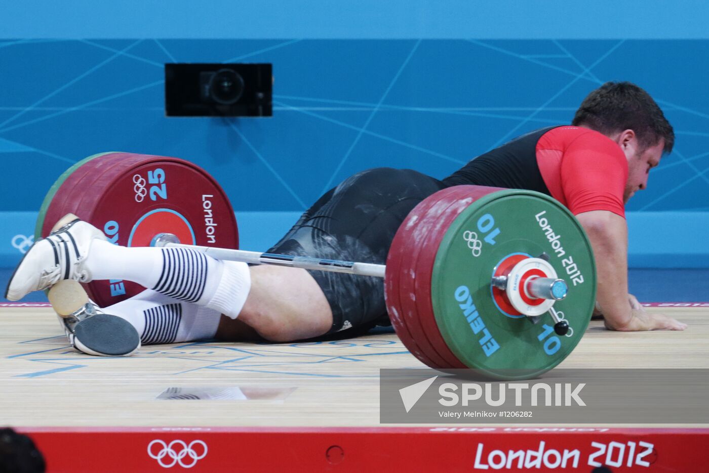 2012 Summer Olympics. Weightlifting. Men's +105kg