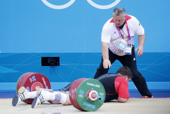 2012 Summer Olympics. Weightlifting. Men's +105kg