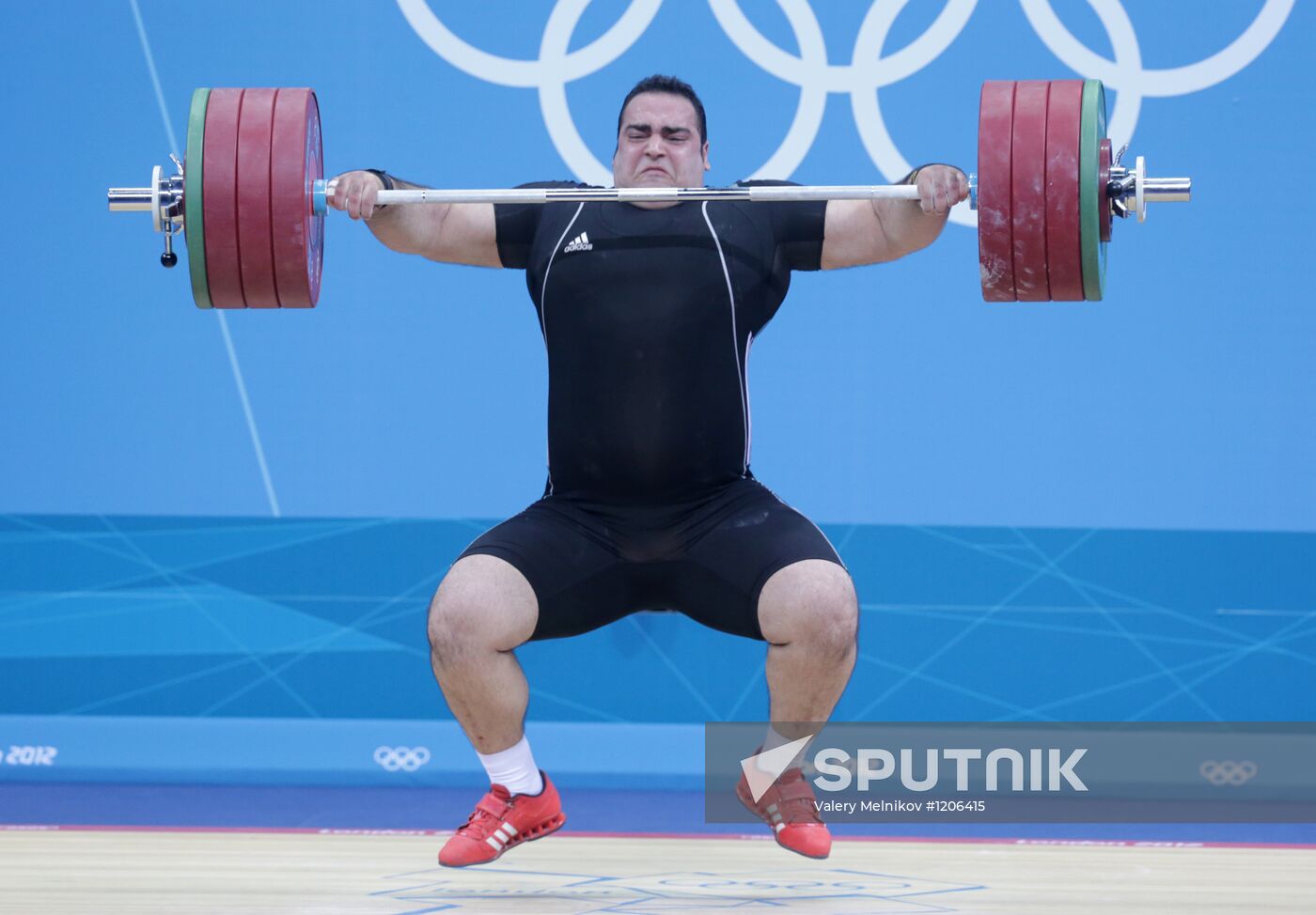 2012 Summer Olympics. Weightlifting. Men. Over 105kg