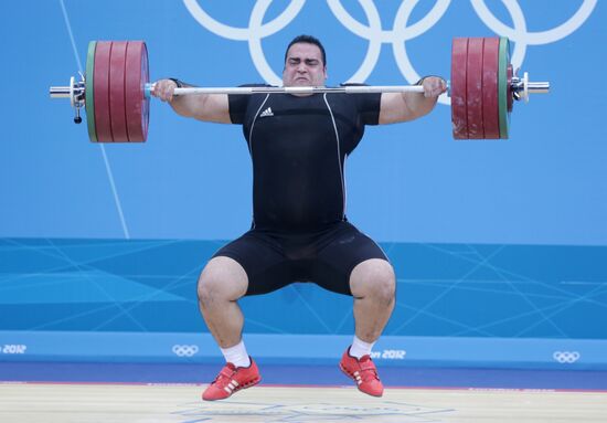 2012 Summer Olympics. Weightlifting. Men. Over 105kg