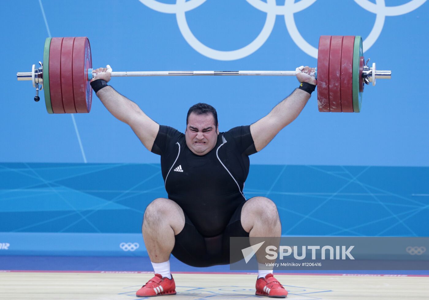 2012 Summer Olympics. Weightlifting. Men. Over 105kg