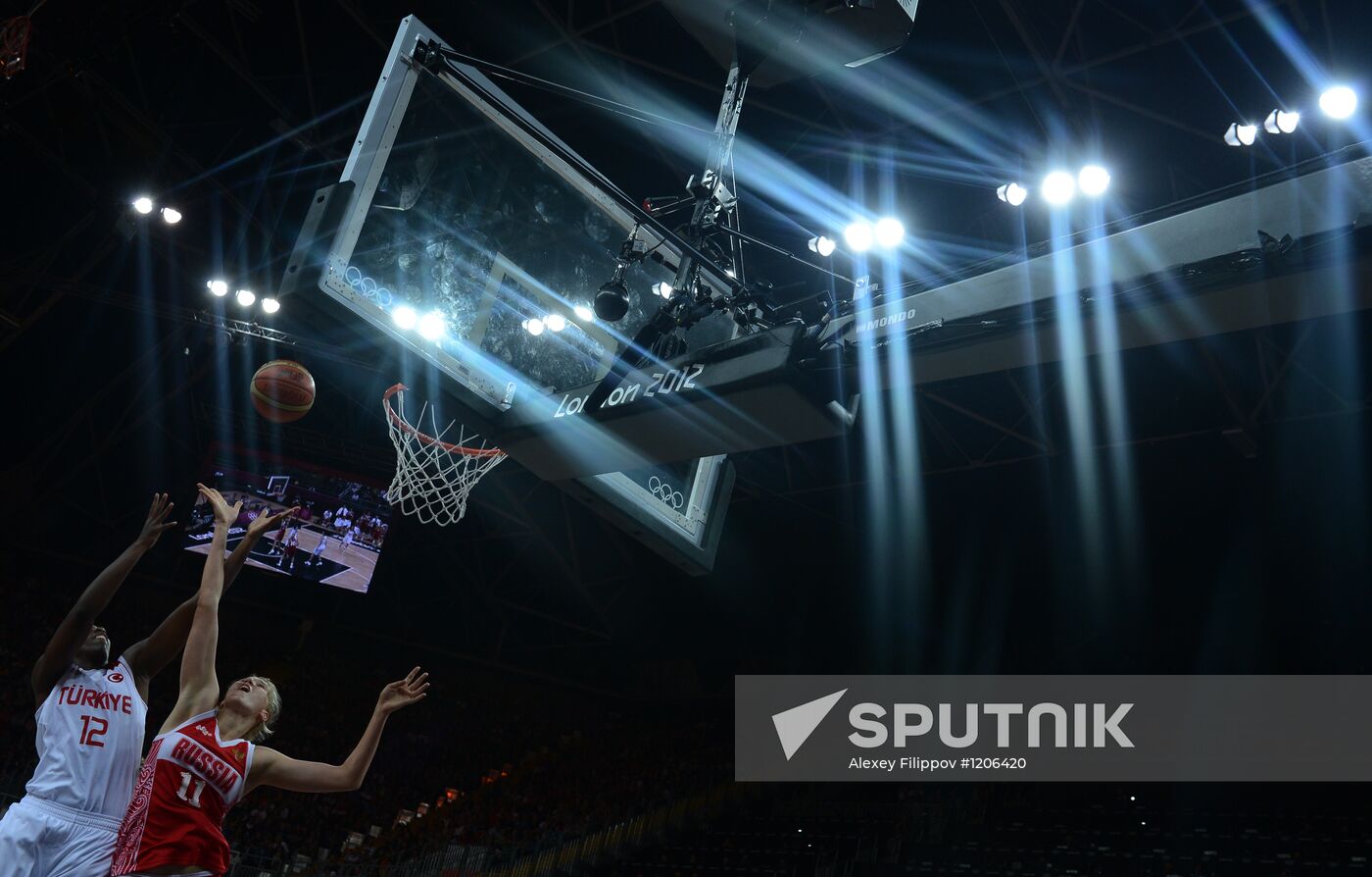 2012 Summer Olympics. Basketball. Women. Turkey vs. Russia