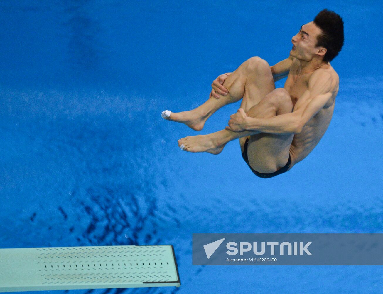 2012 Summer Olympics. Diving. Men. 3-meter springboard