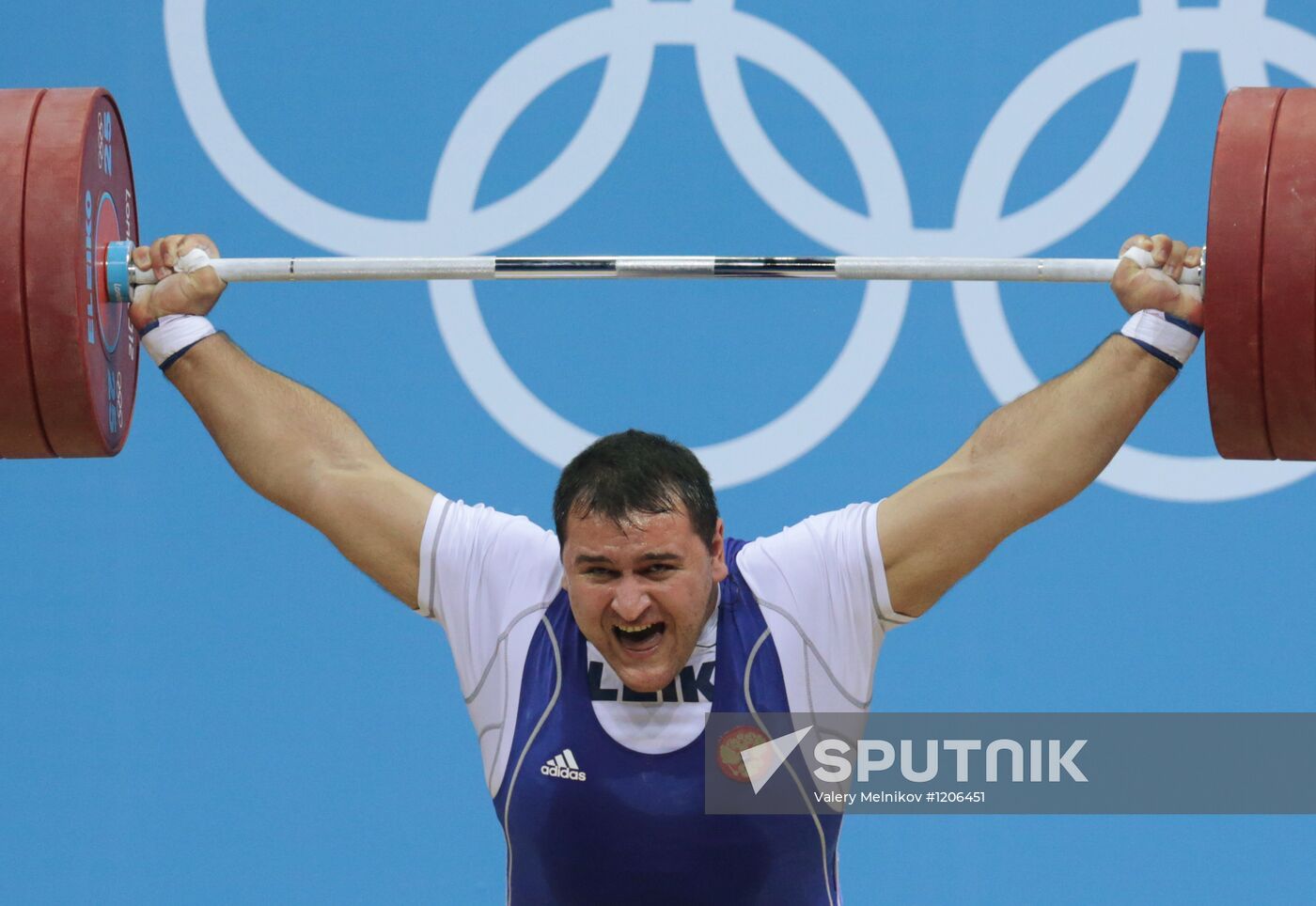 2012 Summer Olympics. Weightlifting. Men. Over 105kg