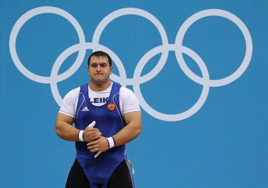 2012 Summer Olympics. Weightlifting. Men. Over 105kg