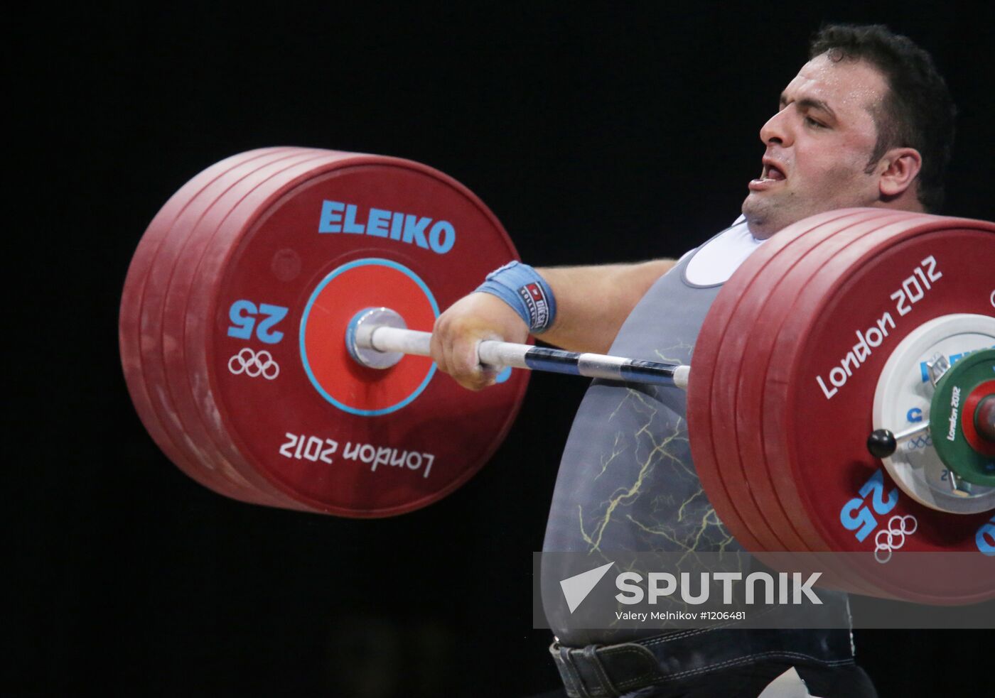 2012 Summer Olympics. Weightlifting. Men. Over 105kg
