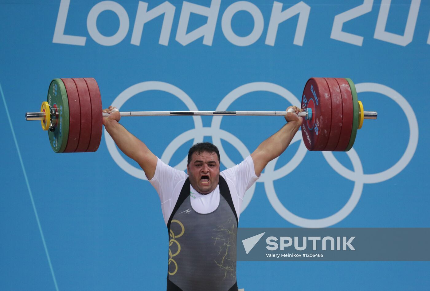 2012 Summer Olympics. Weightlifting. Men. Over 105kg