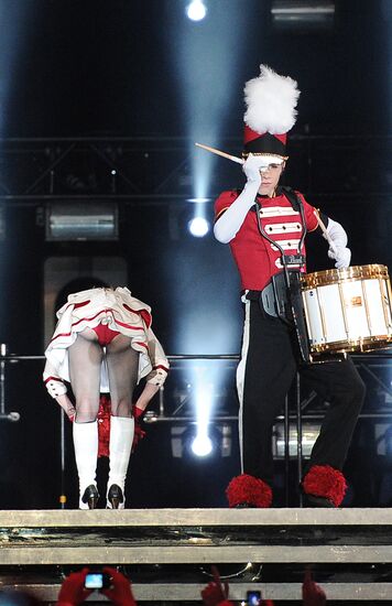 Madonna's concert at Olympiysky sports complex in Moscow