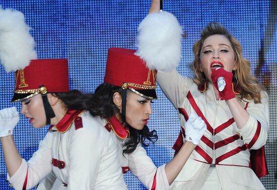Madonna's concert at Olympiysky sports complex in Moscow