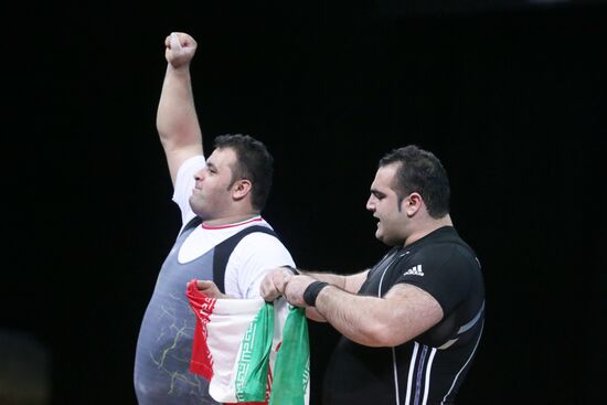 2012 Summer Olympics. Weightlifting. Men. Over 105kg