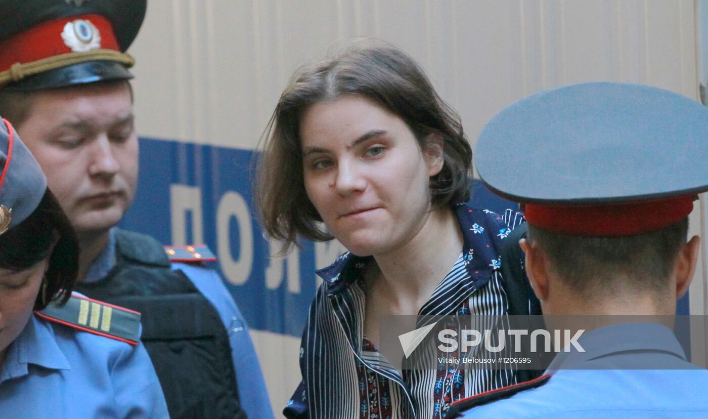 Court hearing on Pussy Riot case
