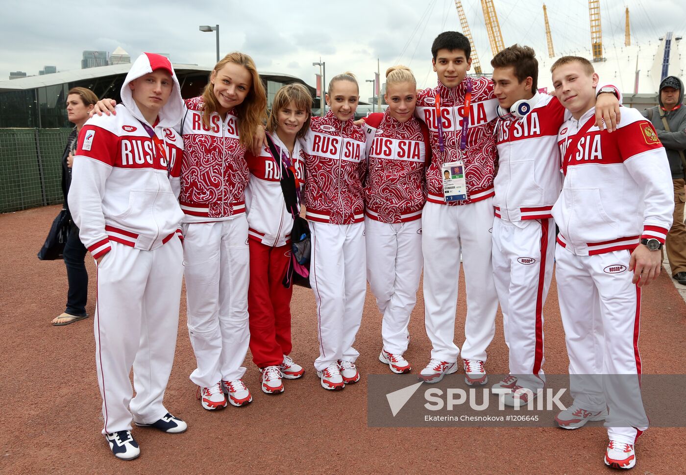 Russian national artistic gymnastics team in London