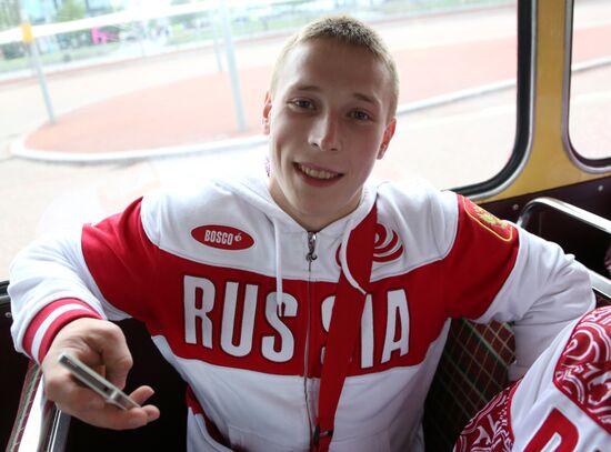Russian national artistic gymnastics team in London