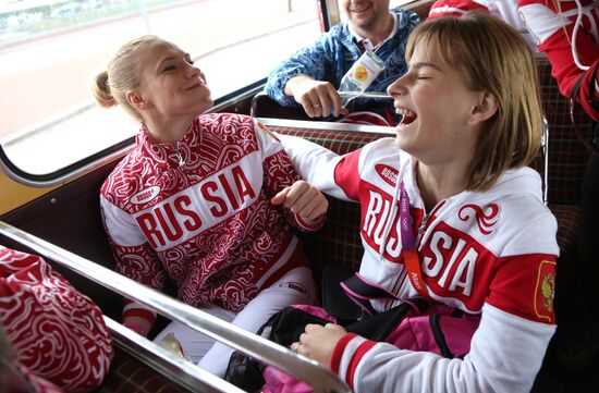 Russian national artistic gymnastics team in London