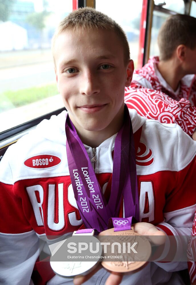 Russian national artistic gymnastics team in London