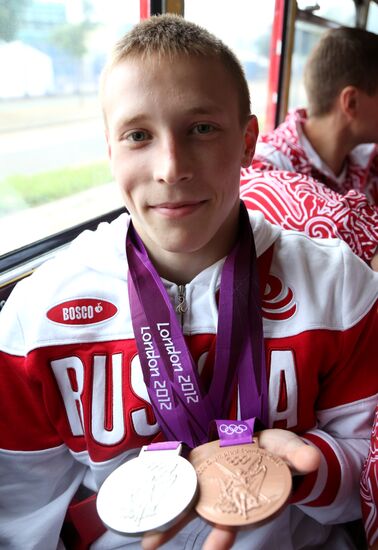 Russian national artistic gymnastics team in London