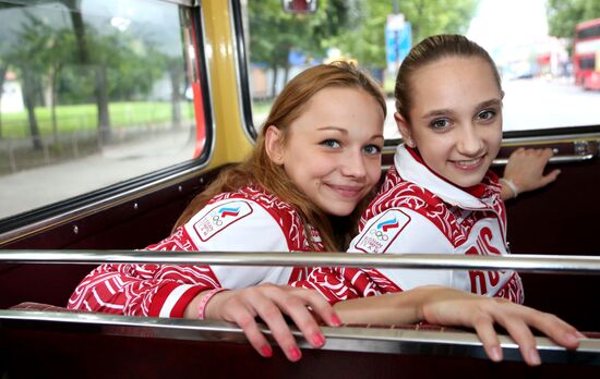 Russian national artistic gymnastics team in London