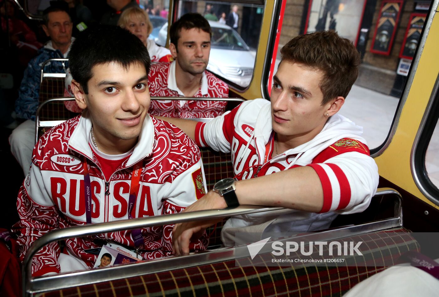 Russian national artistic gymnastics team in London