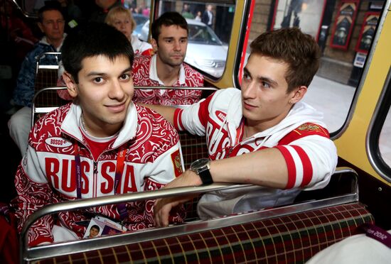 Russian national artistic gymnastics team in London