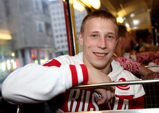Russian national artistic gymnastics team in London