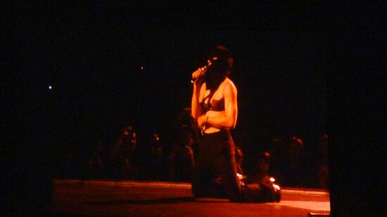 Madonna's concert at Olympiysky sports complex in Moscow