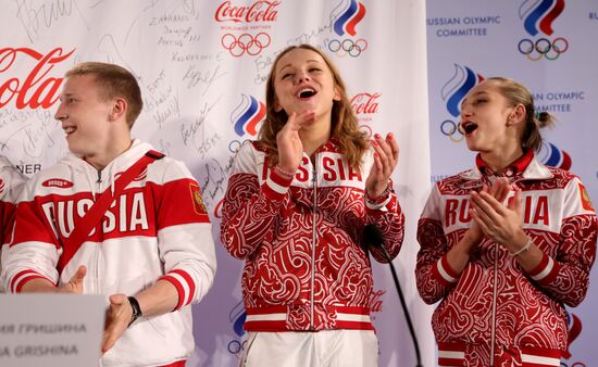 Russian national artistic gymnastics team in London