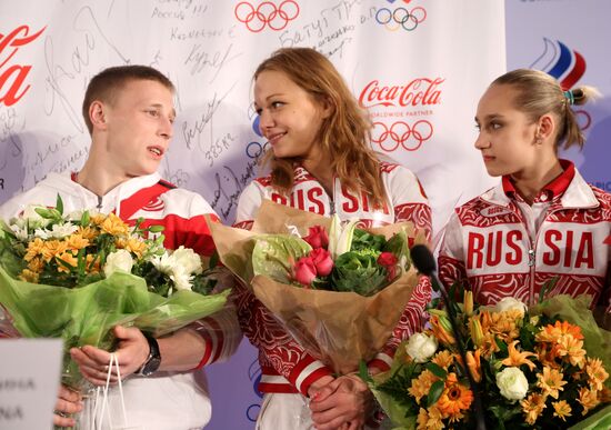 Russian national artistic gymnastics team in London