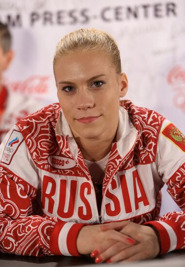 Russian national artistic gymnastics team in London