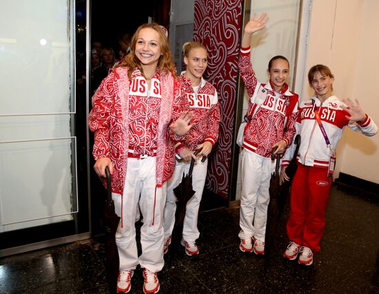 Russian national artistic gymnastics team in London