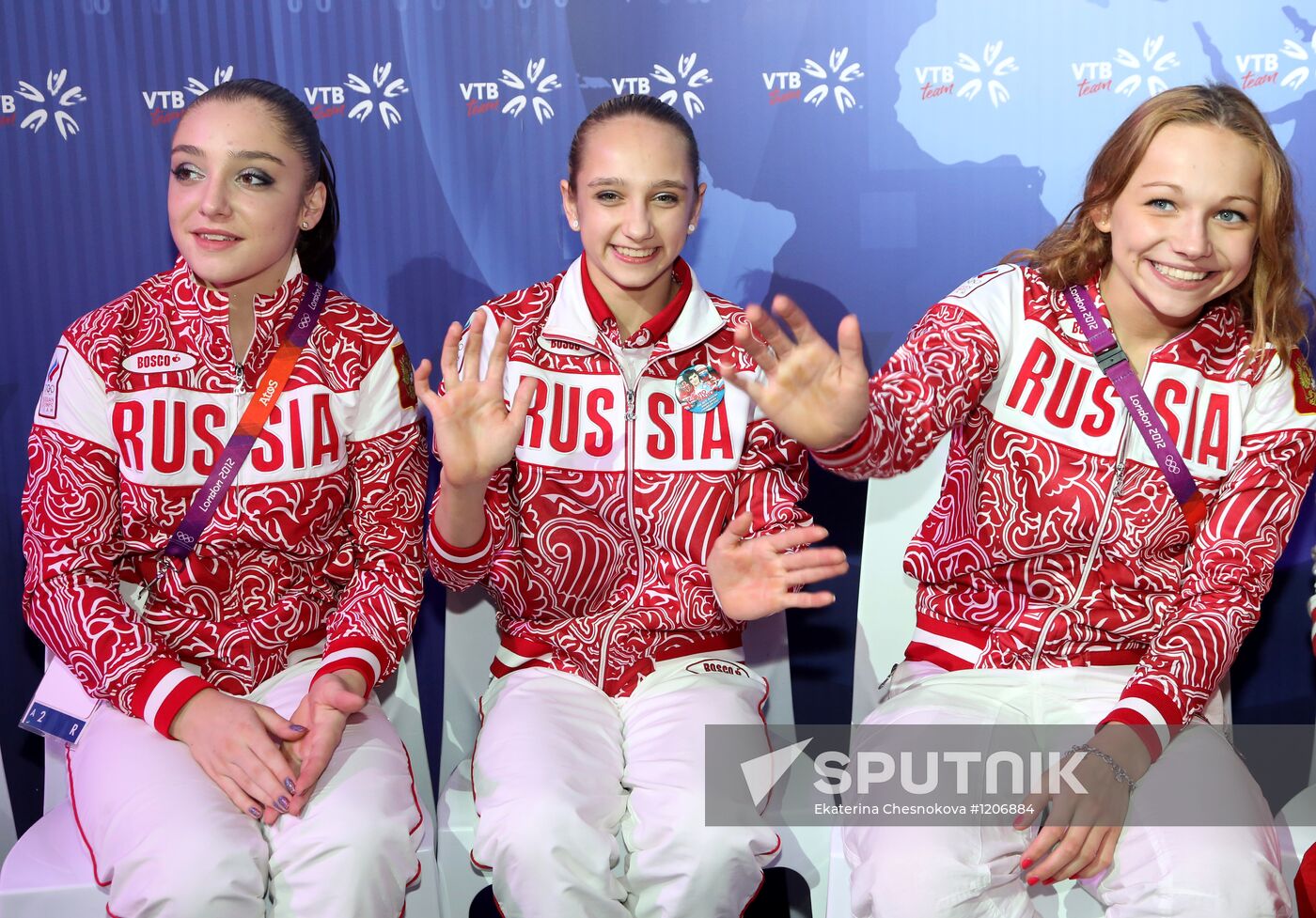Russian national artistic gymnastics team in London