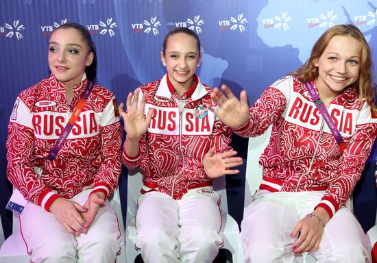 Russian national artistic gymnastics team in London
