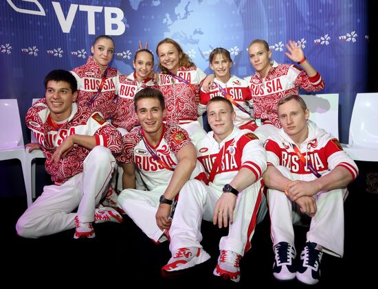 Russian national artistic gymnastics team in London