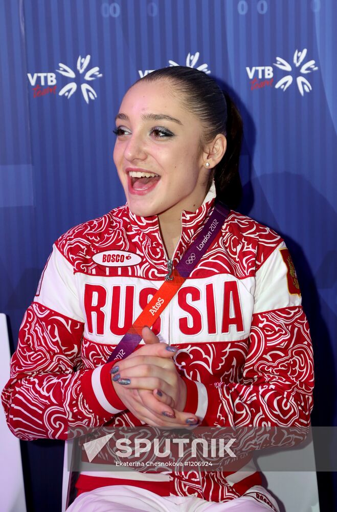 Russian national artistic gymnastics team in London