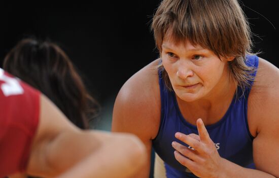 2012 Olympics. Women's freestyle wrestling. Day One
