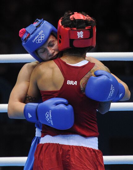 2012 Olympics. Women's Boxing. Semifinals