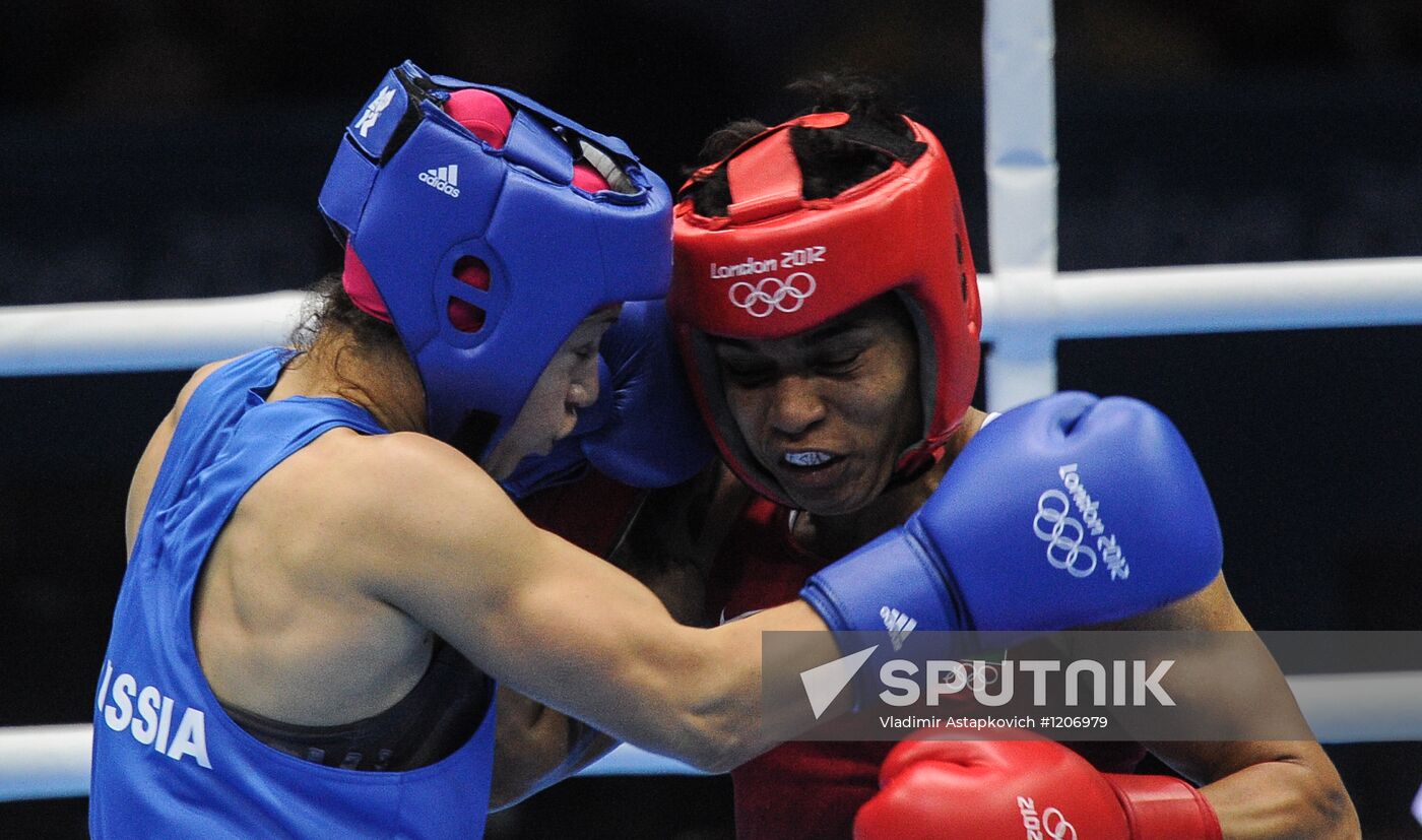 2012 Olympics. Women's Boxing. Semifinals