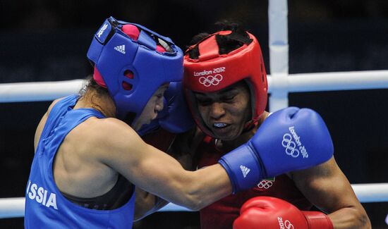 2012 Olympics. Women's Boxing. Semifinals